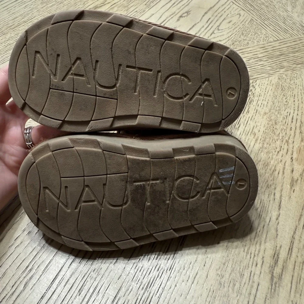 Nautica Size Kids 7‎ Dulverton Cold Weather Lace Up Boots Ankle Suede Sherpa